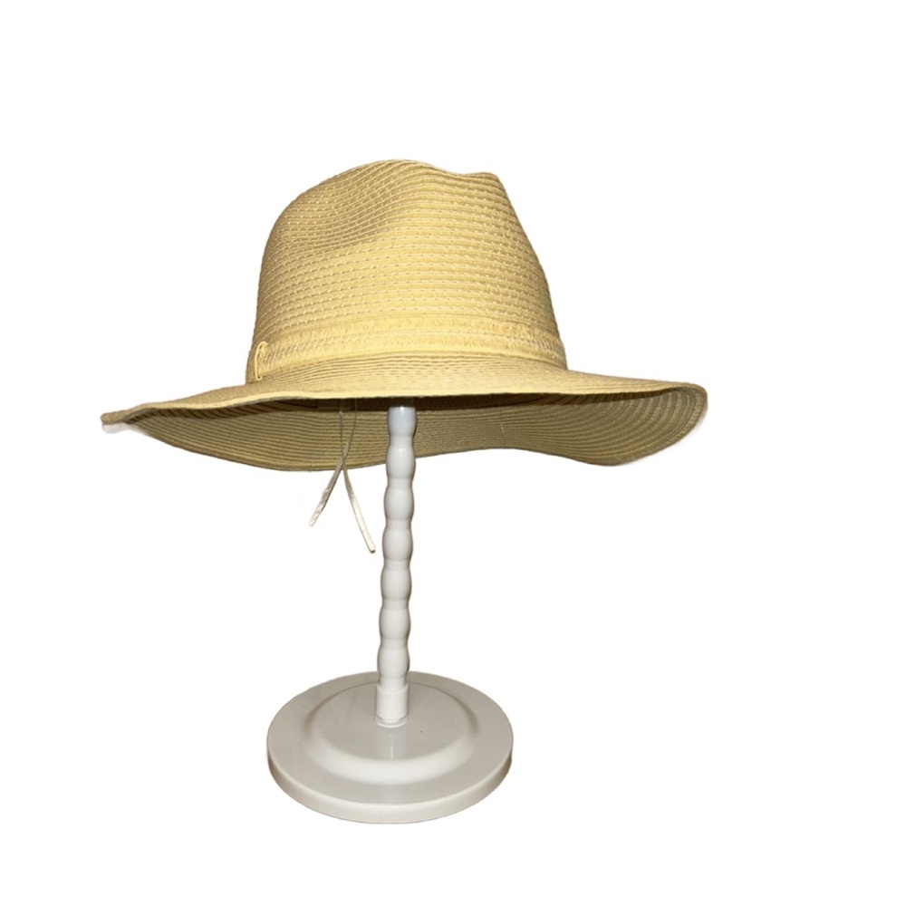 SunHat by Shade & Shore in Straw Color. Inside 8” around. Rim to Rim is 14” NWT